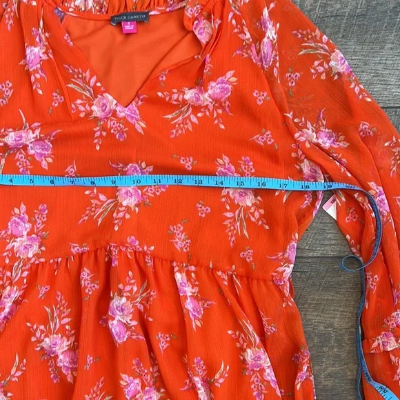Vince Camuto orange and pink dress - Picture 2 of 7